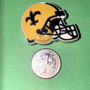 (10 for $15) New Orleans Saints Football 🏈 NFL Crocs Shoe Charms